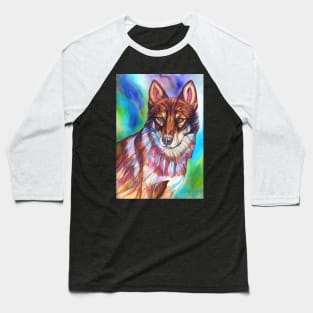 Power and Wisdom of the Wolf Baseball T-Shirt
